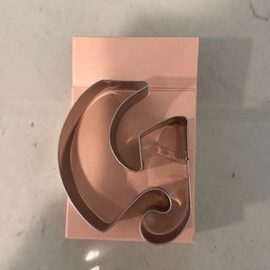 Limited-edition Glossier cookie cutter